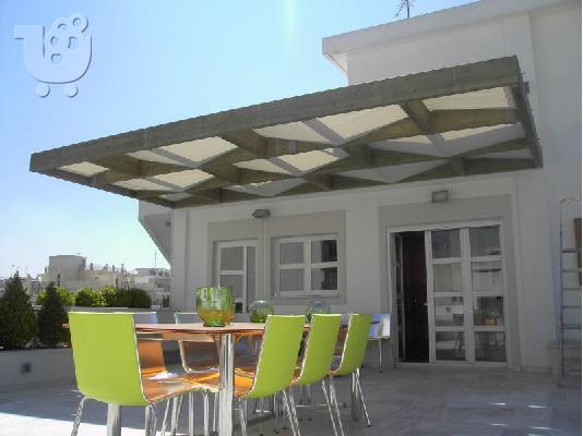 Τεντες περγκολες Συστηματα σκιασης εσωτερικων και εξωτερικων χωρων Ηλιοκάλυψη Αθήνα...
